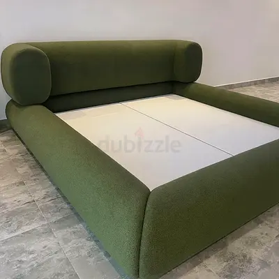 Queen King Upholstered Bed Frame Dubai