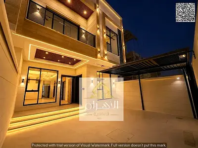 فيلا بسعر شامل رسوم المكيفات على الشارع الرئيسي جاهزة للسكن في أرقى مناطق عجمان تملك حر