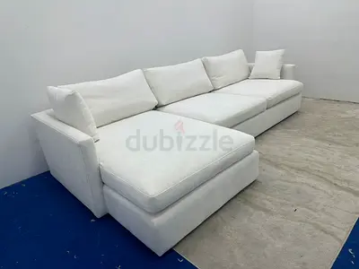 Excellent condition cratebarrel lshape sofa
