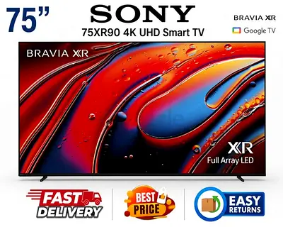 Sony 75 Inch Smart TV UAE - BRAVIA 9 XR90 2024 120Hz 4K TV - FREE DELIVERY, INSTALLATION, WARRANTY