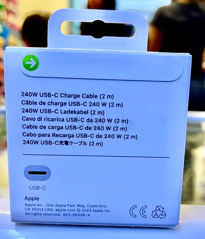 Apple 240W USB-C Charge Cable (2m) - Genuine, New in Box