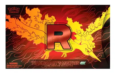 Team Rockets Moltres EX Ultra-Premium Collection Box (Pokémon TCG) - Collectible
