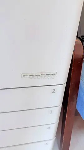 Used Color LaserJet Managed Flow MFP E77830 - canon 6275i