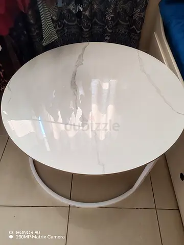 Big size white coffee table