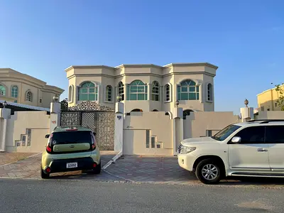 🏡 Luxury villa for rent in Al Jurf | 7 bedrooms + swimming pool + 2 majlis and 2 living rooms | AED 150,000