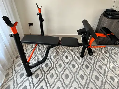 NordicTrack Spacesaver SE7i Elliptica T Adjustable Weight Bench with Leg Developer - Good Condition