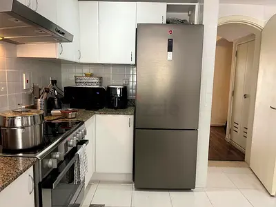 Hoover Stainless Steel Bottom-Freezer Refrigerator - Excellent Condition