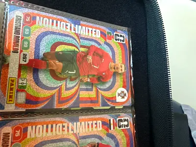 Panini Limited Edition Cristiano Ronaldo Football cards - Rare