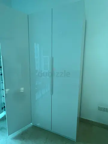 IKEA White glossy 2-door wardrobe / armoire - great condition