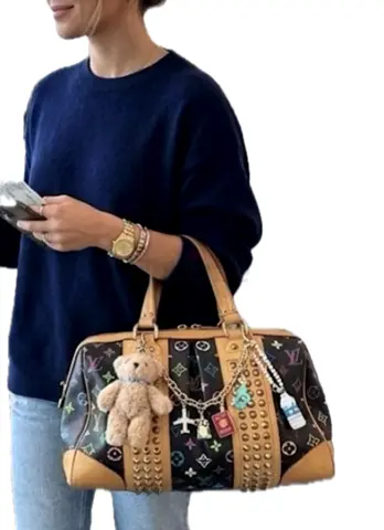 Louis Vuitton STYLE Murakami Courtney weekender bag
