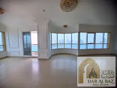 4-bedroom apartment with a living room for annual rent in Al Majaz 3, Sharjah. Includes 4 bedrooms,