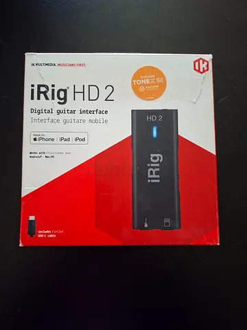 iRig HD 2 Digital Guitar Interface (boxed) - Works with iPhone/iPad/PC