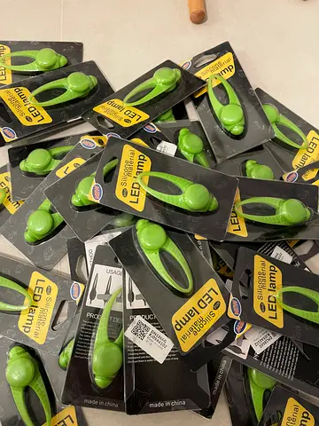 Dog led lights green