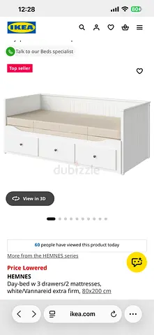 IKEA sofa bed ( Day bed)