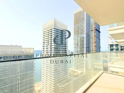 إطلالة على البحر والمارينا | شقة بغرفة نوم واحدة | برج بيتش مانشن 1