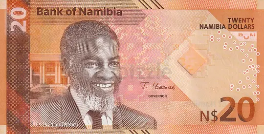 NAMIBIA 20 DOLLARS BANKNOTE 2025