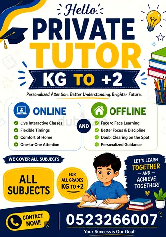 Private tutor available