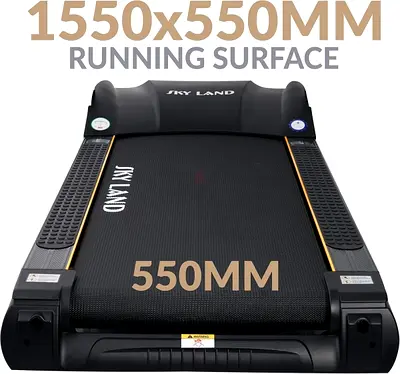 SKY LAND Commercial Treadmill | 8 HP Peak AC Motor, 180 KG Capacity, 15% Auto Incline, 155 X 55 cm