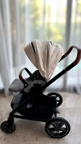 Nuna MIXX Next Stroller – Beautiful Beige/Grey Edition | Full Set