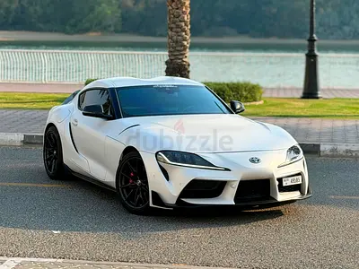 2024 Toyota Supra GR, Matte White, GCC Specs, Service Contract valid till 50k kms!