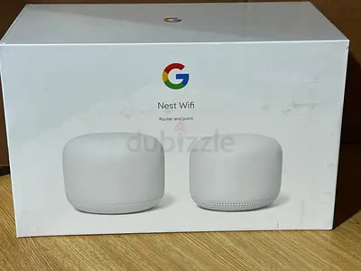 Google Nest Wifi Router + Point (2-pack) - opened Box, White