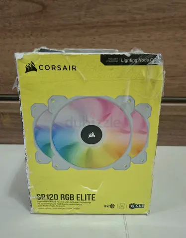 Corsair SP120 RGB ELITE 120mm RGB Case Fans (3-pack) - Used Box