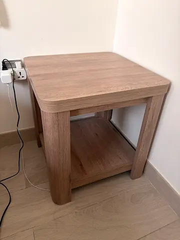 Light wood bedside table / small side table in good condition