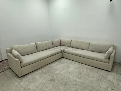 Excellent condition West elm corner lshape sofa