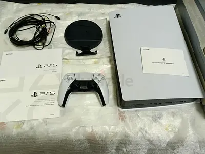 PlayStation 5 Console Slim Bundle with DualSense Controller and Stand