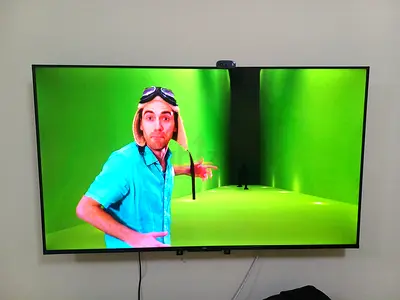 55-inch LED TV in good working condition with wall mount