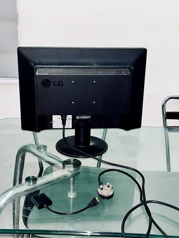 LG 19-inch LED Monitor with Power  VGA Cables - Good Working Condition