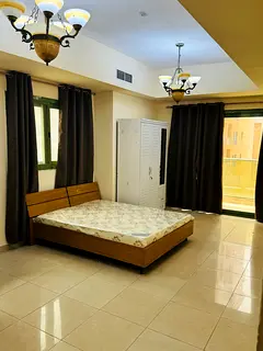Fully furnished hallroom with balcony for rent in Al nahda sharjah. Couples/ Families .Indians only
