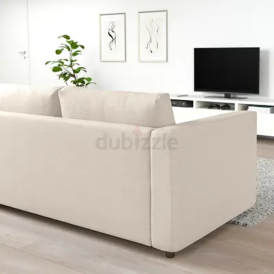 Ikea vimle two seater sofa bed beige