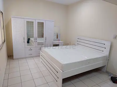 White 3-Piece Bedroom Set: Bed, Wardrobe with Mirrors  Dresser