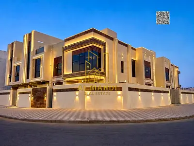 مساحة الأرض ٣٠٠٠ قدم مربع، مساحة البناء ٣٣٠٠ قدم مربع، ٥ غرف نوم، طابق أرضي + طابق أول + سطح، مع موقف سيارات واسع، السعر ١٫٧٥ مليون شامل رسوم التسجيل.