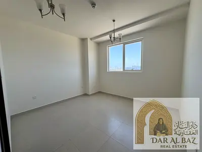 شقة غرفة وصالة فخمه - 2 حمام - غرفة ماستر - مساحة كبيرة - اطلالة مفتوحة - خزائن بالحائط - للايجار السنوي ب مويلح الجديدة - على شارع الشيخ محمد بن زايد