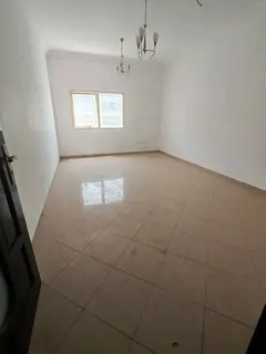 Annual apartment for rent in Al Taawun. Two bedrooms, separate living room with hall, two bathrooms,