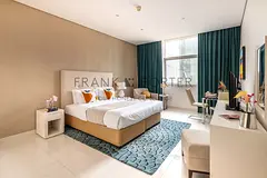 Vivid Studio Apartment in Business Bay | Ideal for Mid - Term, Monthly & Weekly Stays | All Bills In