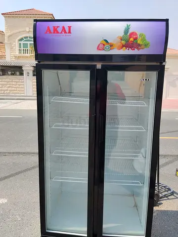 AKAI Double Glass Door side by side chiller good working conditions