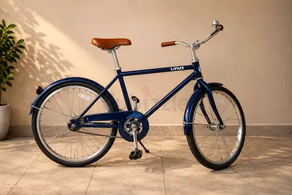 Linus Single-Speed City Bike - Blue, Good Condition.