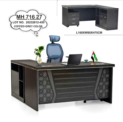 Brand new L shape Wooden office Table Available