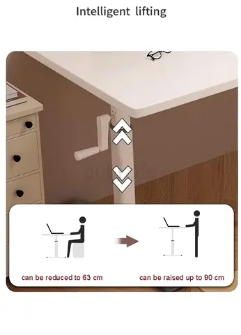 Adjustable Height Desk and bedside table