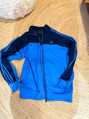 Blue Adidas Track Jacket - M - L
