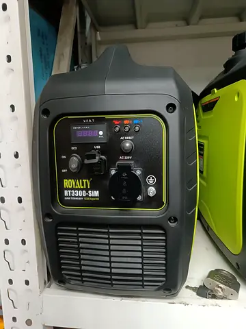 Royalty RT3300-SIM Portable Inverter Generator - Compact, Used
