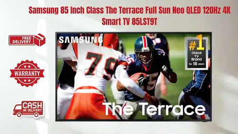 Samsung 85 Inch Class The Terrace Full Sun Neo QLED 120Hz 4K Smart TV 85LST9T