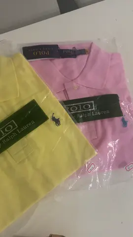 Brand new Polo Ralph Lauren mens polo shirts - size tags visible (pack of 2) M size
