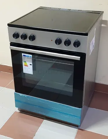 Gorenje Free Standing Electric Cooker 4 Zones 60 cm - Stainless Steel