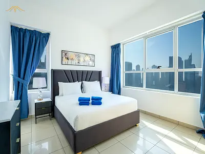 Elegant 3BR Apartment | Marina View | Walking Distance to Metro & Marina