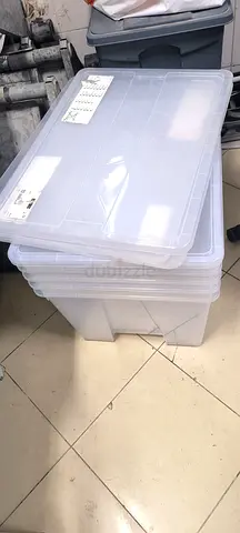 Transparent Plastic Storage Boxes with Lids
