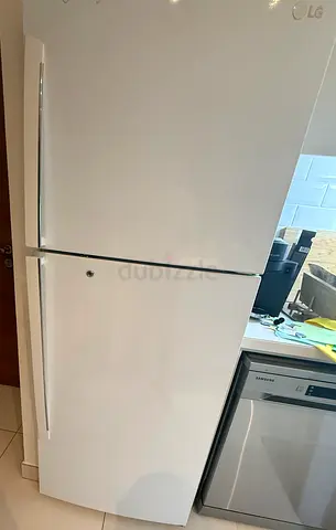LG White Top-Freezer Refrigerator - Great Condition
